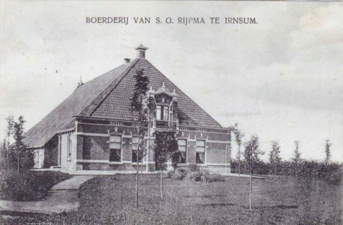 Ansichtkaart boerderij S. G. Rijpma